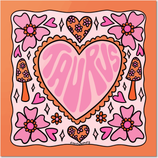 Taurus Heart Posters and Art